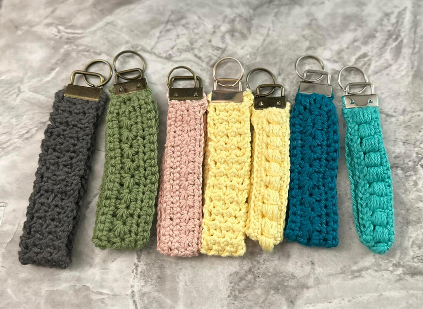 Handmade Wristlet Keychain