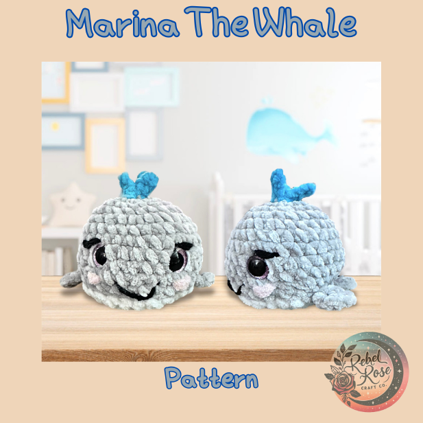 Marina The Whale Crochet Pattern