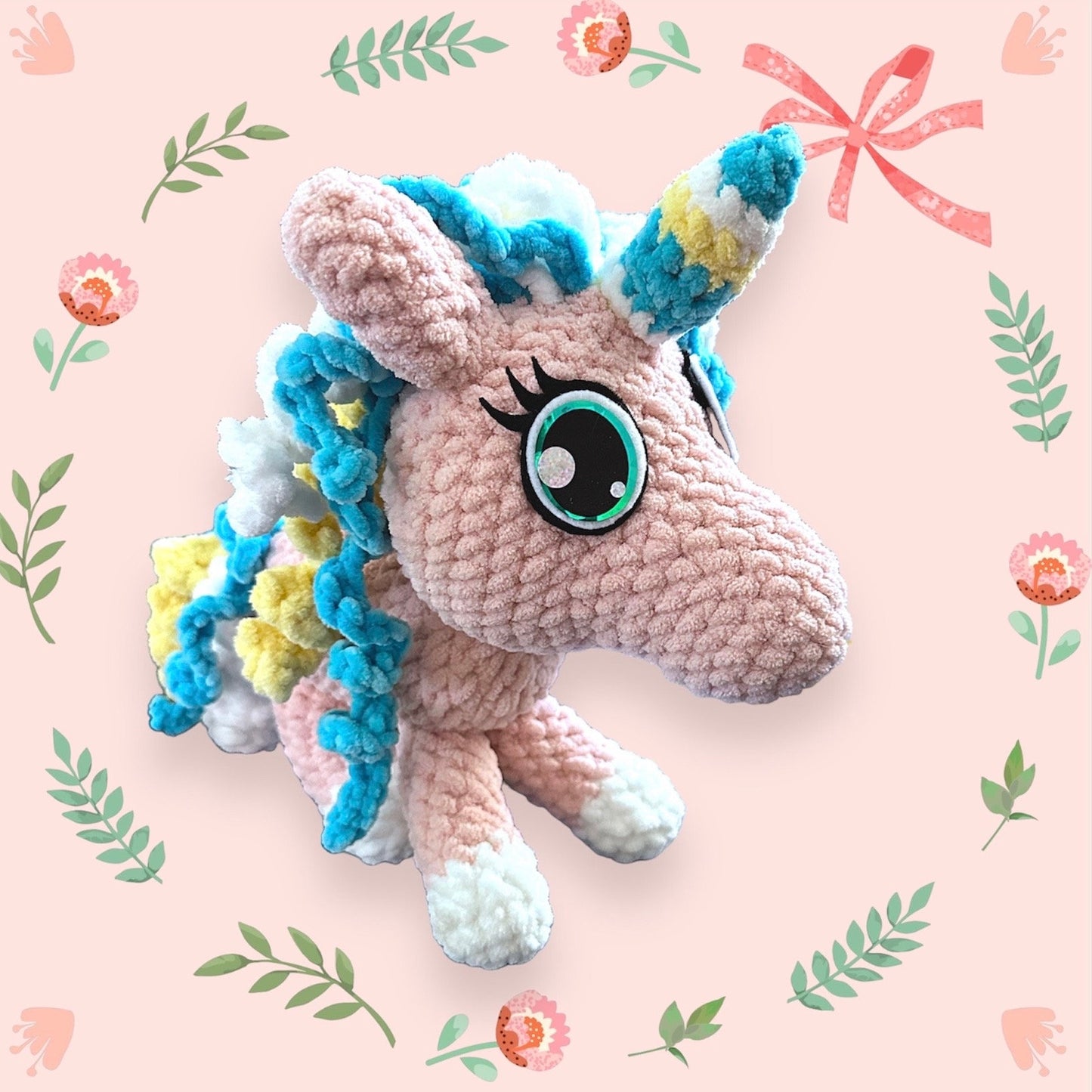 Hamdmade Crocheted Unicorn